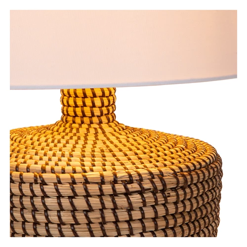 Lucide AMBALA - Tischlampe - Ø 35 cm - 1xE27 - Natürlich | Premium - detail 1